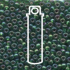 6/0 Miyuki S/l Green Ab Appr 20gm Tube (1016)