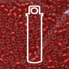 6/0 Miyuki Matte Flame Red-appr 20gm Tube (10F)