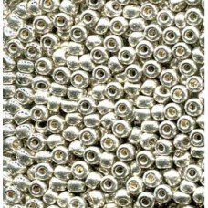 6/0 Seed Bead Galv Silver -100 Gm/bg (181)