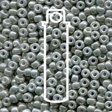 6/0 Seed Bead Galv Gray Lstr 20gm/tb