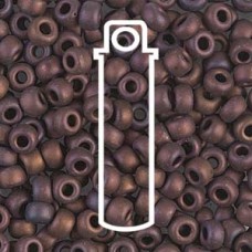 6/0 Seed Bead Matte Metallic Dk Rasp Iris 20gm/tb