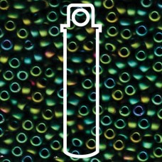 Matte Met Dk Green Iris Miyuki Appx 20gm Tube (2066)