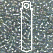 Pale Lime Lined Crystal Miyuki Appx 20gm Tube (2604)