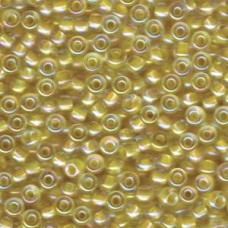 Lt Yellow Lined Crystal Ab Miyuki 6/0 250 Gram Bag (273)