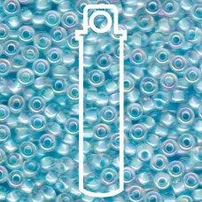 Aqua Lined Crystal Ab Miyuki Appx 20gm Tube (278) Aqua Lined Crystal Ab Miyuki Appx 20gm Tube (278)