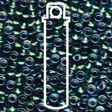 Magic Emerald Marine Lined Crystal Miyuki Appx 20gm Tube (3205)
