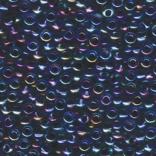 Blue Lined Aqua Ab Miyuki 6/0 250 Gram Bag (339)