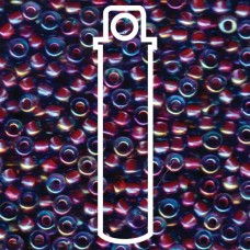 Hot Pink Lined Aqua Ab Miyuki Appx 20gm Tube (340)