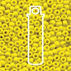6/0 Miyuki Matte Op Yellow-appr 20gm Tube (404F)