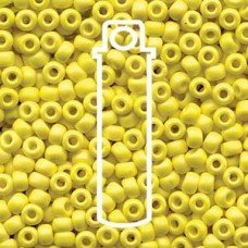 6/0 Miyuki Matte Op Yellow Ab-appr 20gm Tube (404FR)