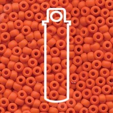 6/0 Miyuki Matte Op Orange-appr 20gm Tube (406F)