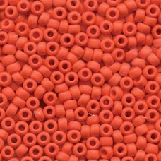 6/0 Miyuki Matte Op Vermillion Red-250 Gm (407F)