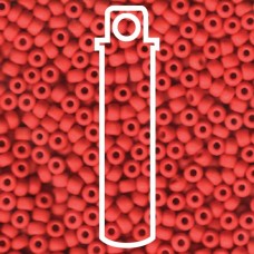 Matte Opaque Red Miyuki Appx 20gm Tube (408F)