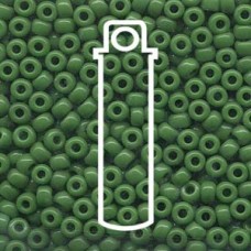 6/0 Miyuki Matte Op Green Appr 20gm Tube (411F)