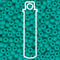 8/0 Seed Beads Matte Opq Turquoise -22gm/tb (412F)