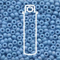 6/0 Miyuki Matte Op Blue Turquoise Ab-appr 20gm Tb (413FR)