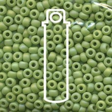 6/0 Miyuki Matte Op Chartreuse Ab-app 20gm Tb (416FR)