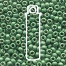 6/0 Miyuki Duracoat Matte Galv Dk Mint-appr 20gm Tb (4214F)
