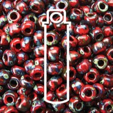 6/0 Round Picasso Opaque Red Garnet Matte-20 Gm/tb (4513)