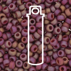 6/0 Round Frost Op Glaze Rnbw Dk Red Aprx 20gm/tb