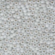 Gilt Lined White Opal Miyuki 6/0 250gm (551)
