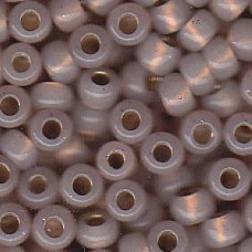 Dyed Smoky Lt Rose S/l Alb Miyuki 6/0 250 Gram Bag (579)