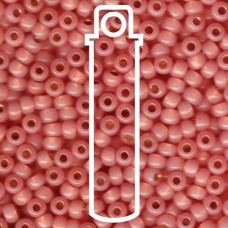 Dyed Salmon S/l Alabaster Miyuki Appx 20gm Tube (642)