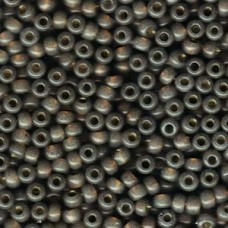 Dyed Rustic Grey S/l Alabaster Miyuki 6/0 250 Gram Bag (650)