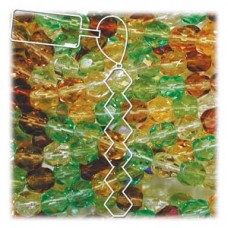 4mm Earth Tone Mix 38 Bds Per Strand