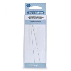 Collapsible Eye Needles 5 In (12.7 Cm) Asst 3 Pc