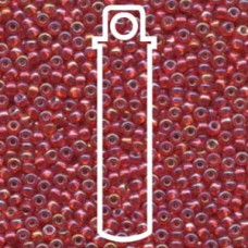 8/0 S/l Flame Red Ab Miyuki Apprx 22gm Tube (1010)