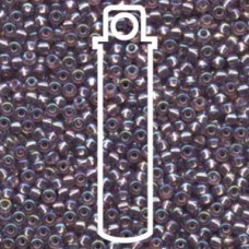 8/0 S/l Smoky Amethyst Ab Miyuki Apprx 22gm Tube (1012)