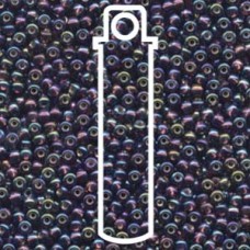 8/0 S/l Dk Smoky Amethyst Ab Miyuki Apprx 22gm Tube (1013)
