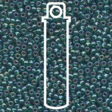 8/0 S/l Emerald Ab Miyuki Apprx 22gm Tube (1017)