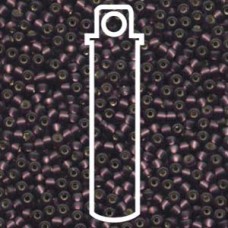 8/0 Matte S/l Dk Smoky Amethyst Miyuki Apprx 22gm Tube (13F)