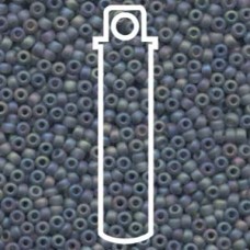 8/0 Matte Tr Grey Ab Miyuki Apprx 22gm Tube (152FR)