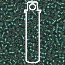 8/0 Matte S/l Emerald Miyuki Apprx 22gm Tube (17F)
