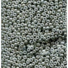 8/0 Seed Bead Galv Grey Lstr -100 Gm/bg (1865)