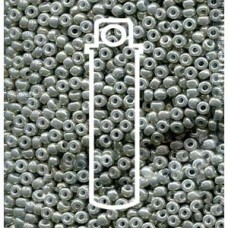 8/0 Seed Bead Galv Gray Lstr 22gm/tb