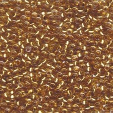 8/0 24 Kt Gold Lined Crystal Miyuki 100 Gram Bag (195)