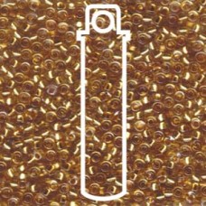 8/0 24 Kt Gold Lined Crystal Miyuki Apprx 22gm Tube (195)