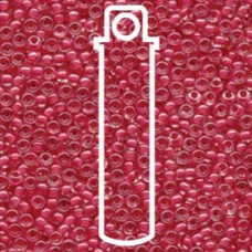 8/0 Carnation Pink Lined Crystal Miyuki Apprx 22gm Tube (208)