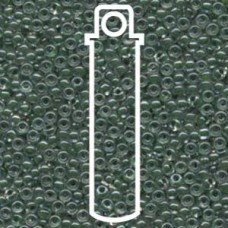 8/0 Forest Green Lined Crystal Miyuki Apprx 22gm Tube (217)
