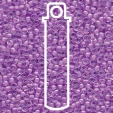 8/0 Orchid Lined Crystal Miyuki Apprx 22gm Tube (222)