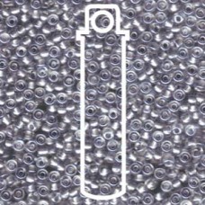 8/0 Spkl Pewter Lined Crystal Miyuki Apprx 22gm Tube (242)
