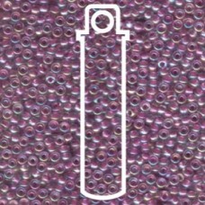 Raspberry Lined Crystalab Miyuki Appx 22gm Tb (db56 (264)