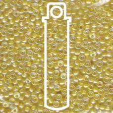 8/0 Lt Yellow Crystal Ab Miyuki Apprx 22gm Tube (273)