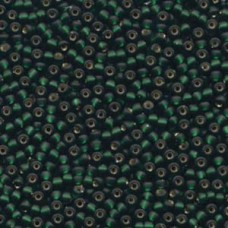 8/0 Matte S/l Dk Emerald Miyuki 250 Gram Bag (27F)