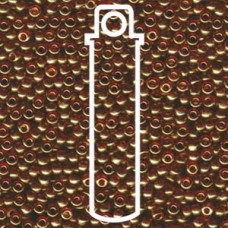 8/0 Topaz Gold Luster Miyuki Apprx 22gm Tube (311)