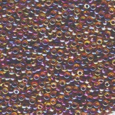 8/0 Berry Lined Lt Topaz Ab Miyuki 125 Gram Bag (342)